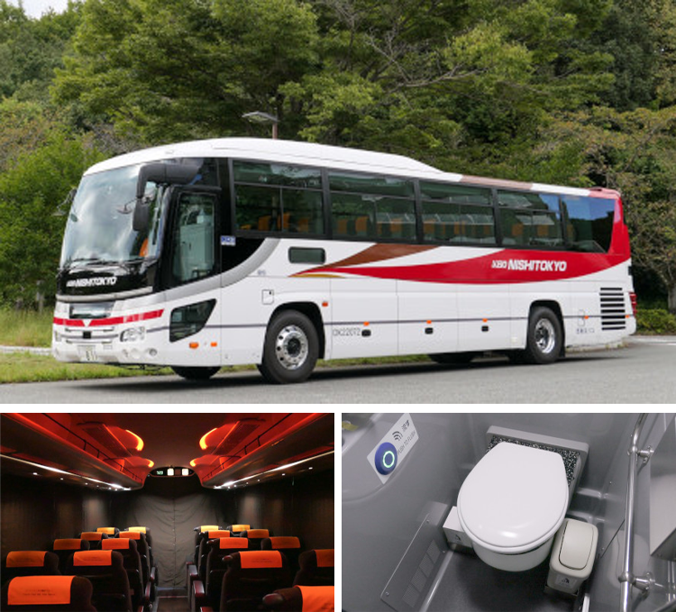 大型バス（トイレ付）